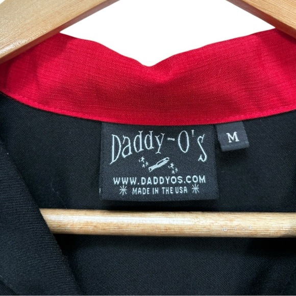 Daddy-O's Lucky Devils Casino Button Down Shirt Size Medium - Picture 7 of 8